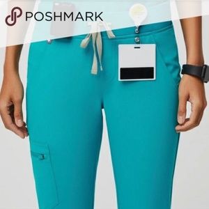 Figs Zamora Jogger Scrub Pants - XS Petite / Teal